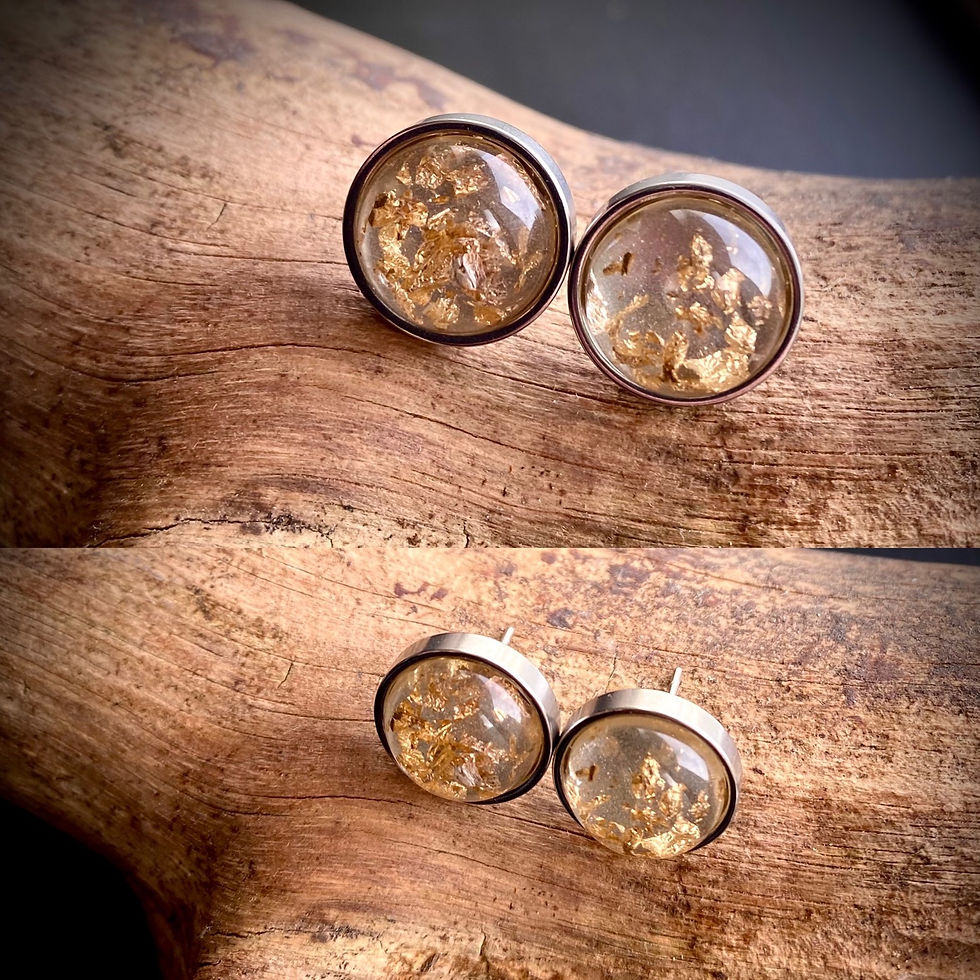 Thumbnail: Oyrastikk við Resin og glimmur/folie 12mm