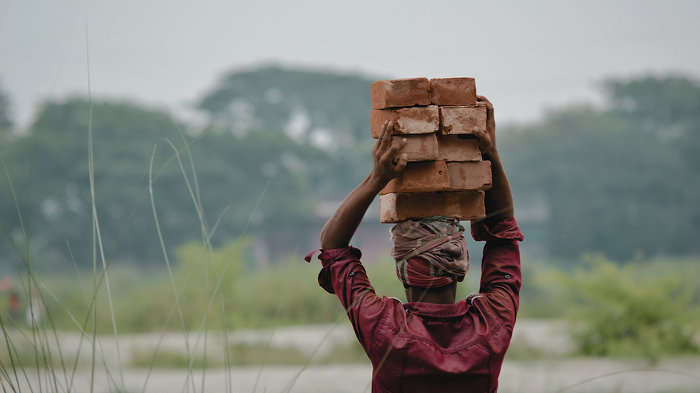 Noticing what weighs on us and what we need to put down.