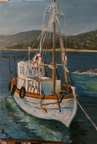 Medium: Oil on deep edge canvas
Size: 60 x 40 x 4 cm