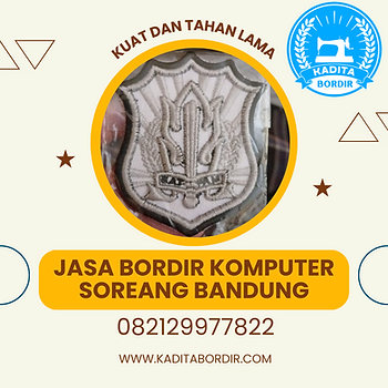 Jasa Bordir Nama Soreang Bandung Jawa Barat | Bordir Komputer | Jual Bordir