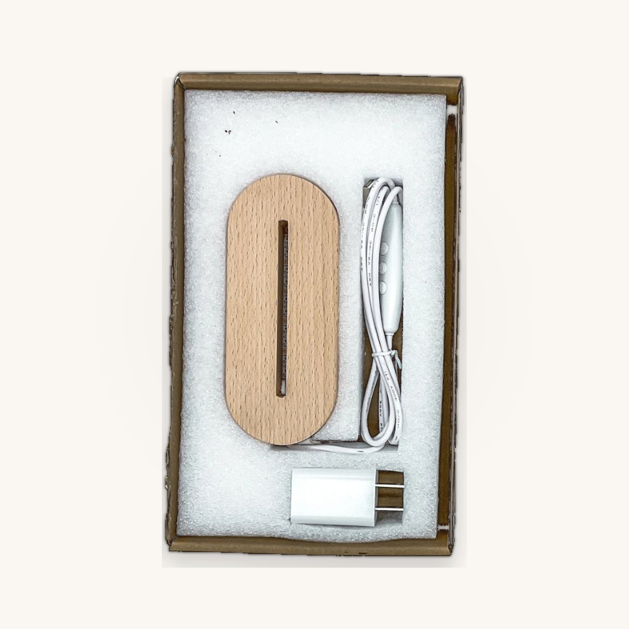 LED Acrylic Light (Oval Base)