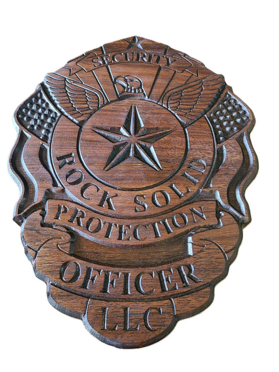 Security Badge Plaque
