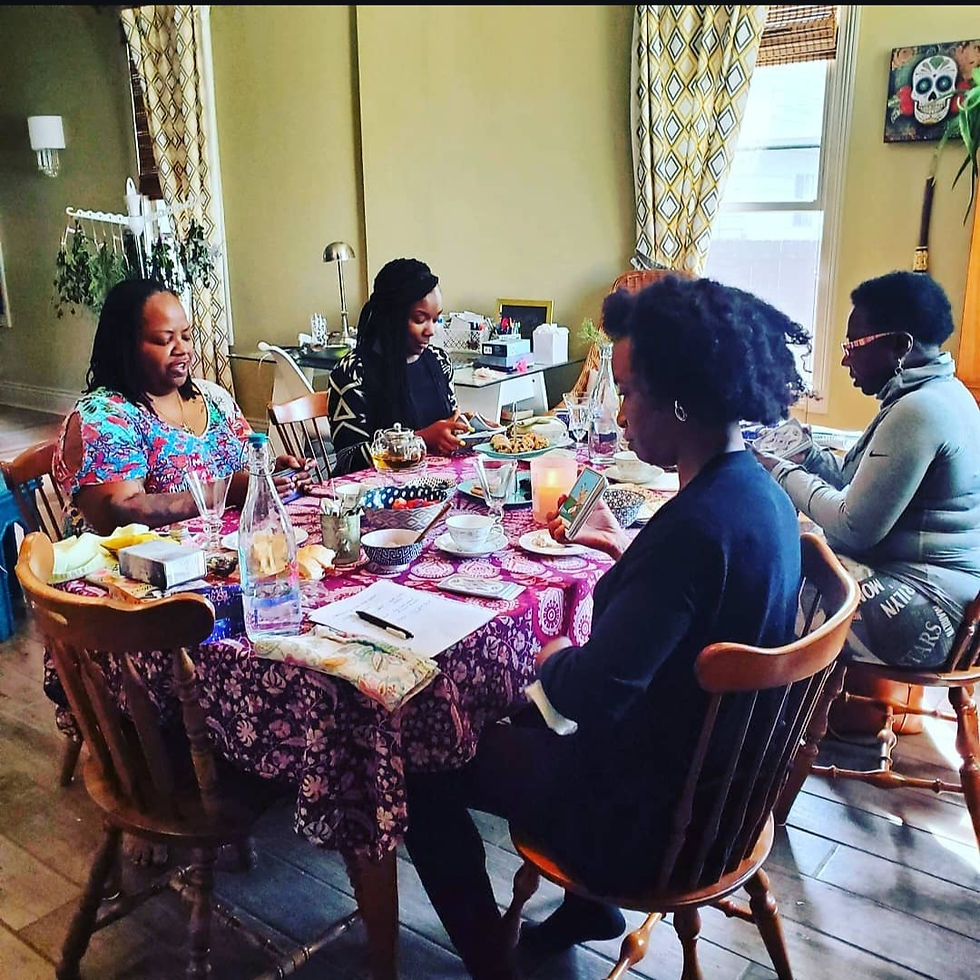 Tea and Tarot in the Evening