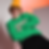 Model in green "PERSON" sweatshirt