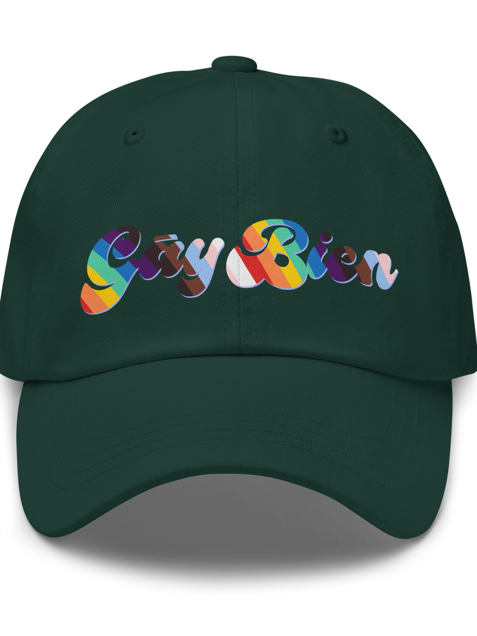 Dark green baseball cap with Gāy Bien