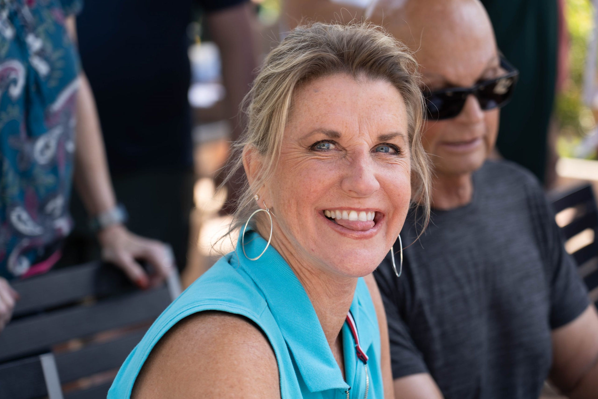 Smiling woman at 7th Annual Golf Tournament, Laguna CC