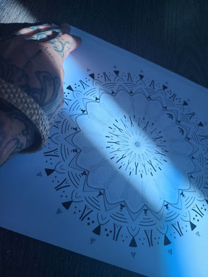 Dream work shapes- the artists inner world
