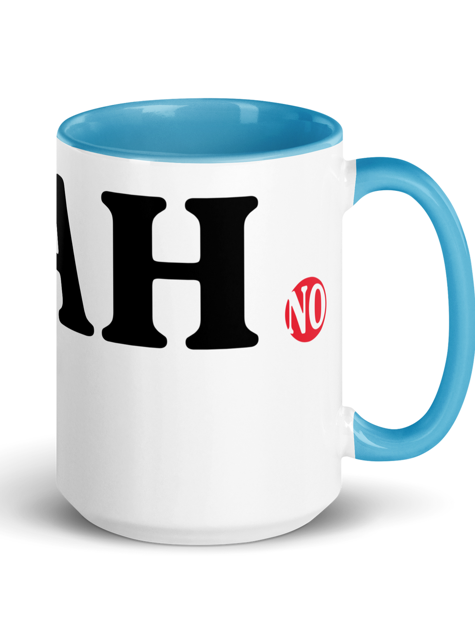 BRAH (NO) mug, white with blue interior