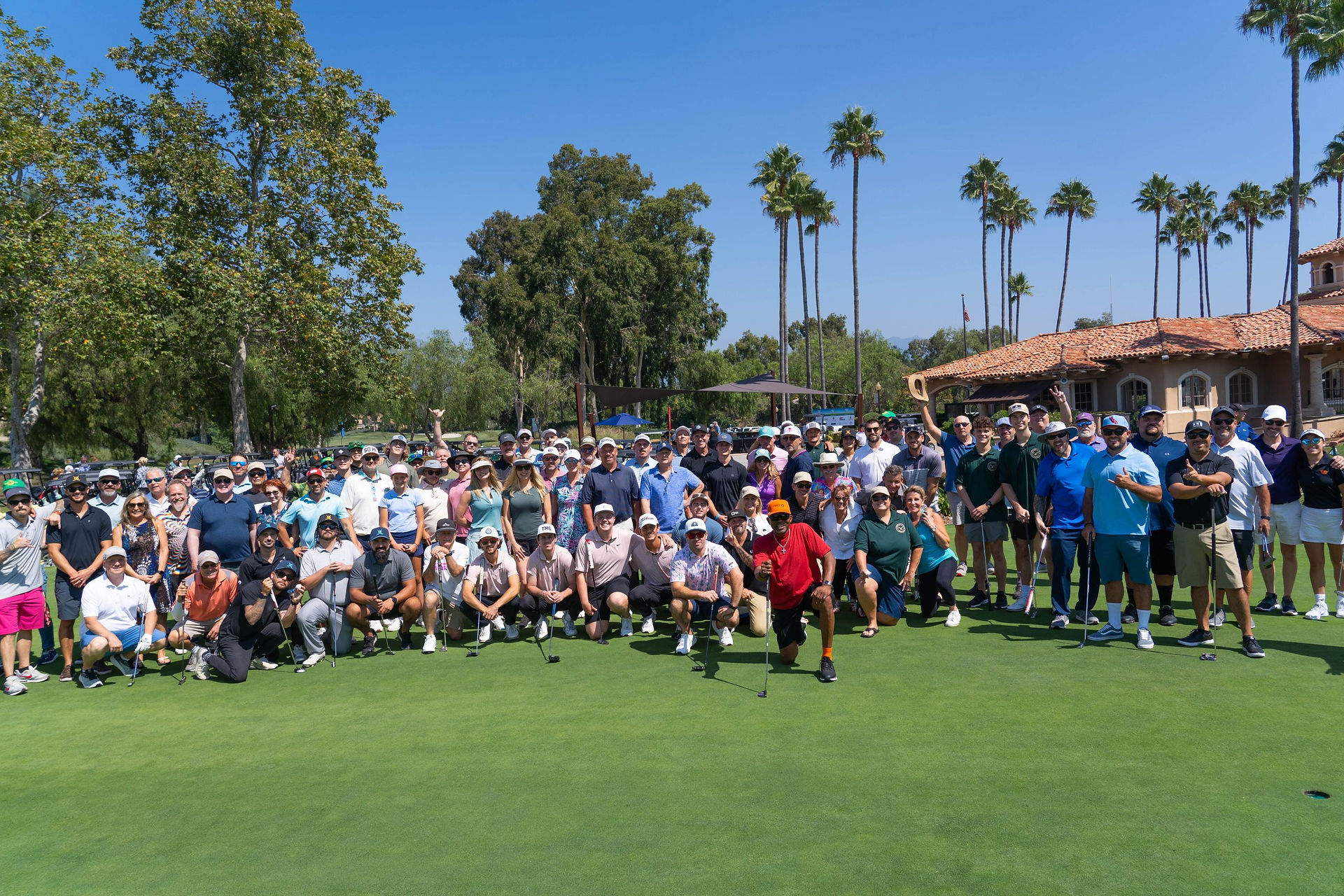 Large group photo at 7th Annual Golf Tournament, Laguna CC