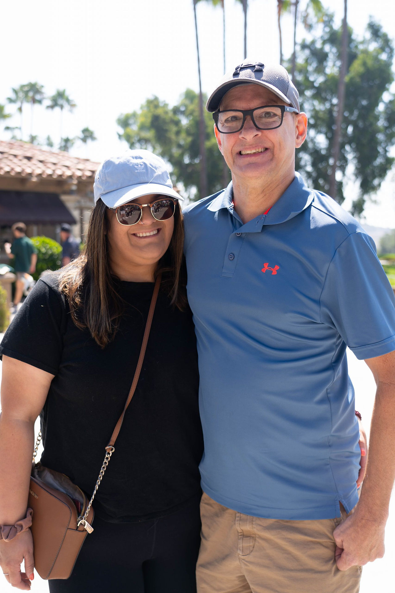 Smiling couple at 7th Annual Golf Tournament, Laguna CC