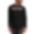 Model wearing black HUMAN long-sleeve shirt