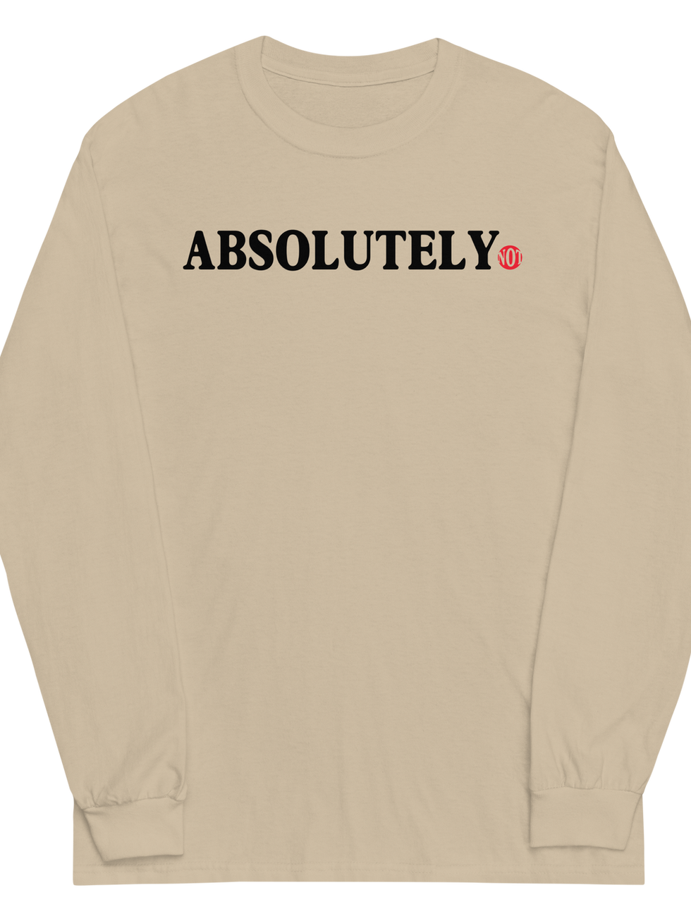 Absolutely® sand Men’s Long Sleeve Shirt