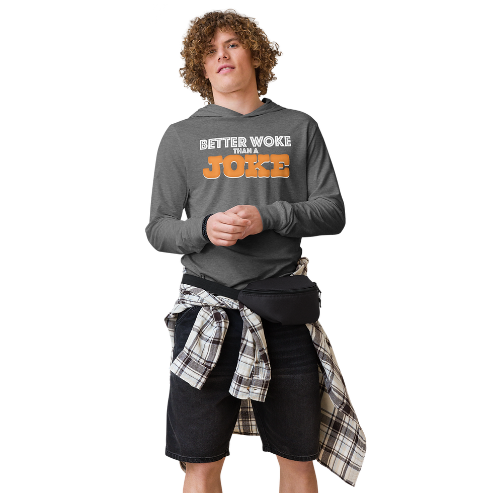 Model in Better Work Than a Joke shirt