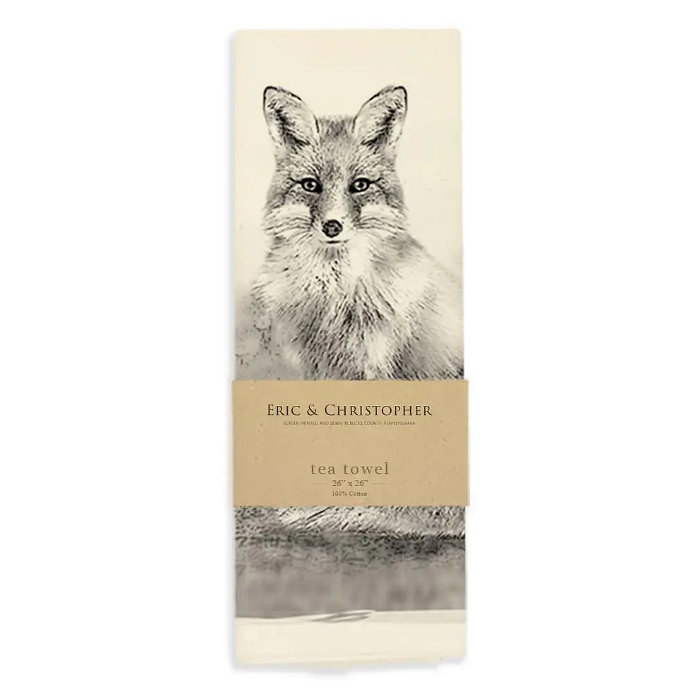 Thumbnail: American Woodlands Collective Fox Tea Towel