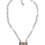 Thumbnail: Pewter Silver-Plated Medallion Necklace