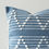 Thumbnail: Rory Triangle Pillow Blue 20" Square