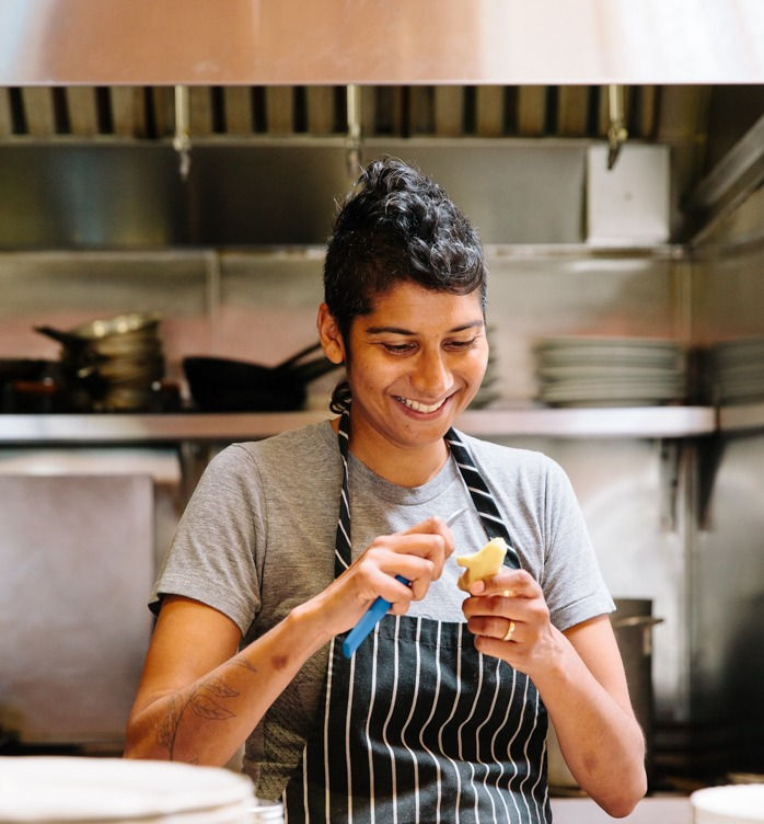 Meet Preeti Mistry chef owner of Juhu Beach Club and Navi Kitchen in Oakland, California