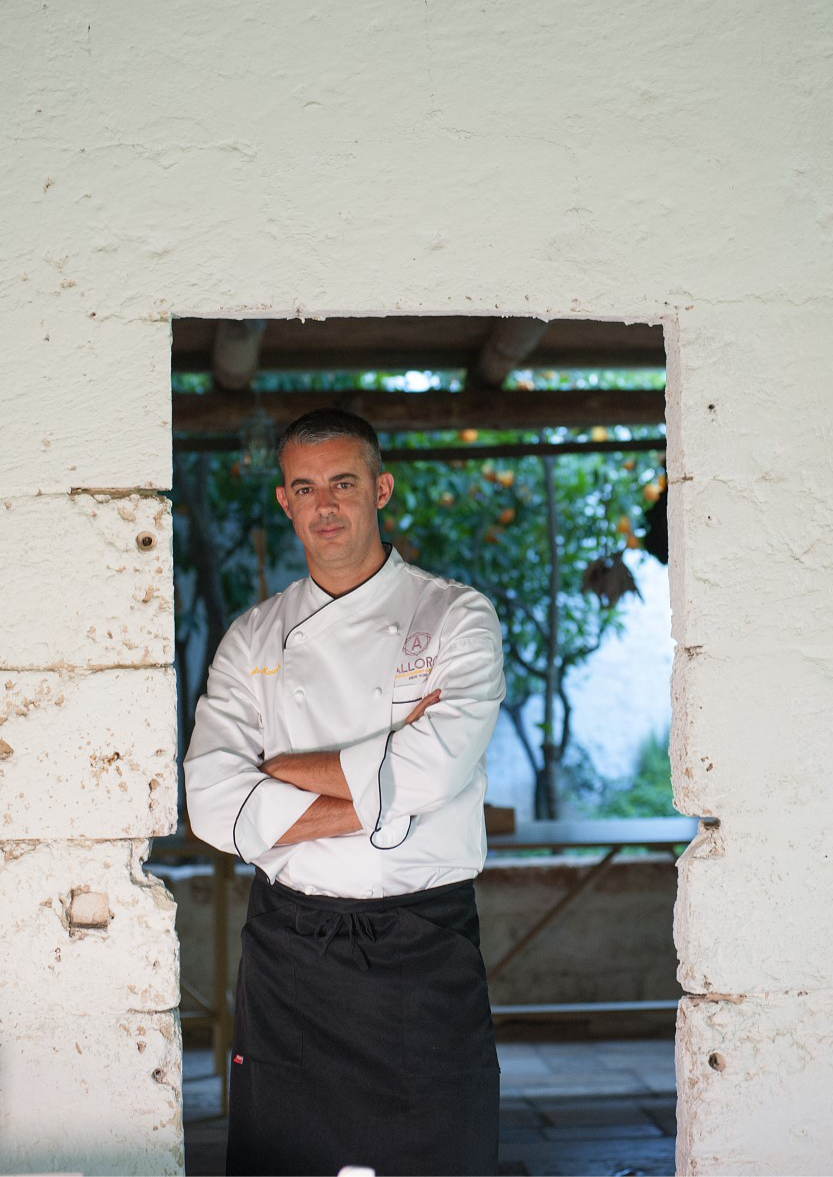 Pasquale Martinelli poses in a doorway