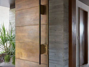 THE BRONZE STRIPPED DOOR