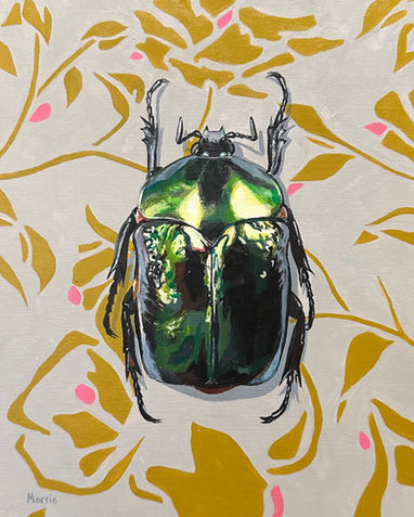 Beetle Bug Entomology Fine Art Contemporary Realism Wildlife Art