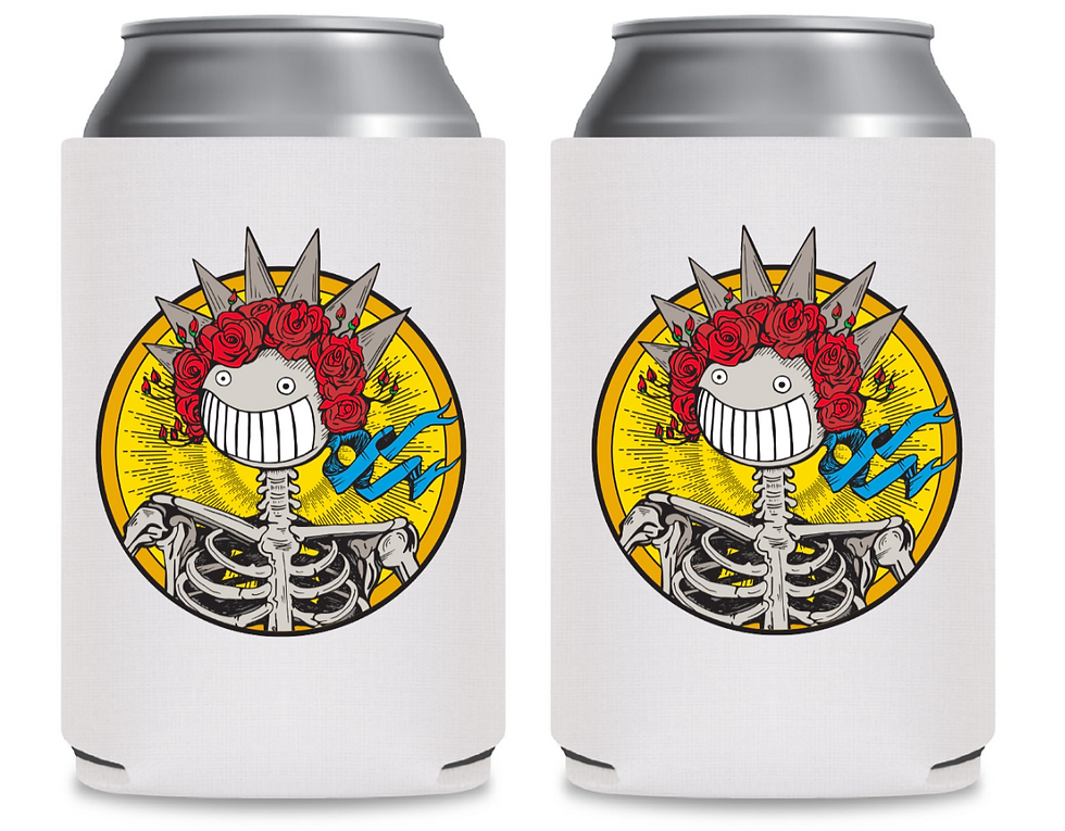 Thumbnail: Neoprene "Bertha Boog" Collapsible Koozie, Grateful Dead, Ween