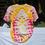 Thumbnail: Men's Yellow Red Brown Arch Hand Tie-Dyed WEEN Festival Gear T-Shirt X-Large
