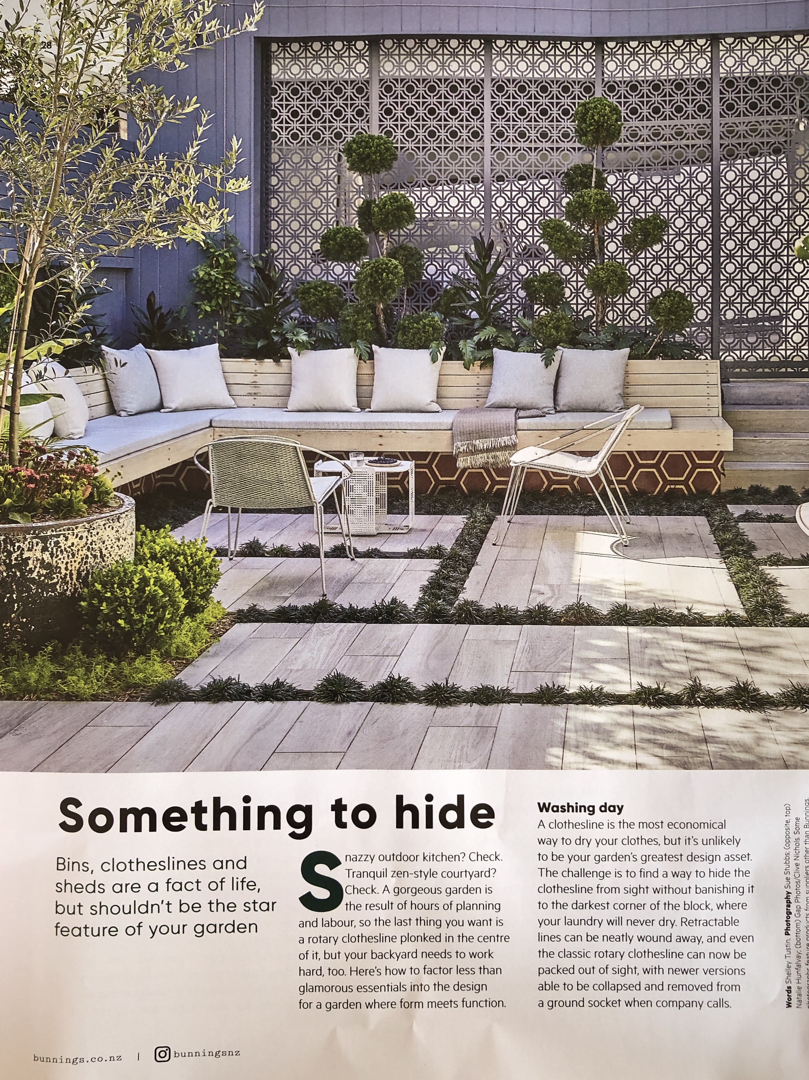 Feature Article On Garden Screens