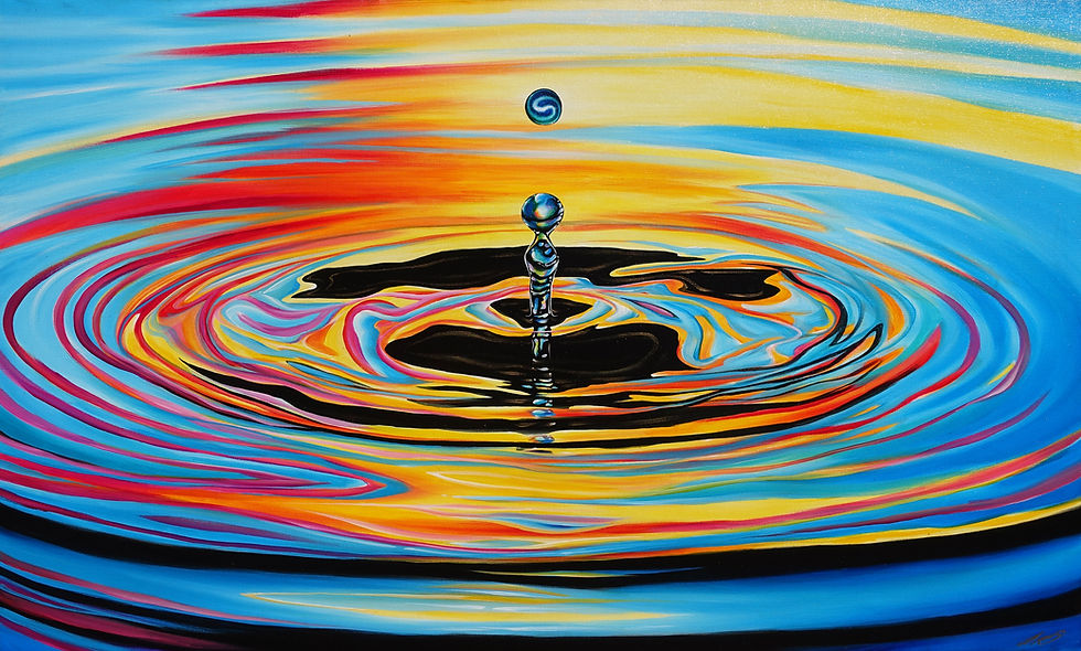 Water Droplet • Canvas Print