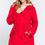 Thumbnail: Fleece Lined Fur Hoodie Utility Jacket            