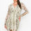 Thumbnail: Shirring Animal Print Dress