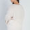 Thumbnail: Plus Cream Knit V-neck Pocket Front Top