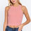 Thumbnail: Halter Neck Rib Crop Tank Top