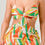 Thumbnail: Luxe geo print satin bra top and palazzo jumpsuit