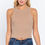 Thumbnail: Halter Neck Rib Crop Tank Top