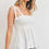 Thumbnail: Smocking Bust With Self Tie Straps Sleeveless Waffle Top