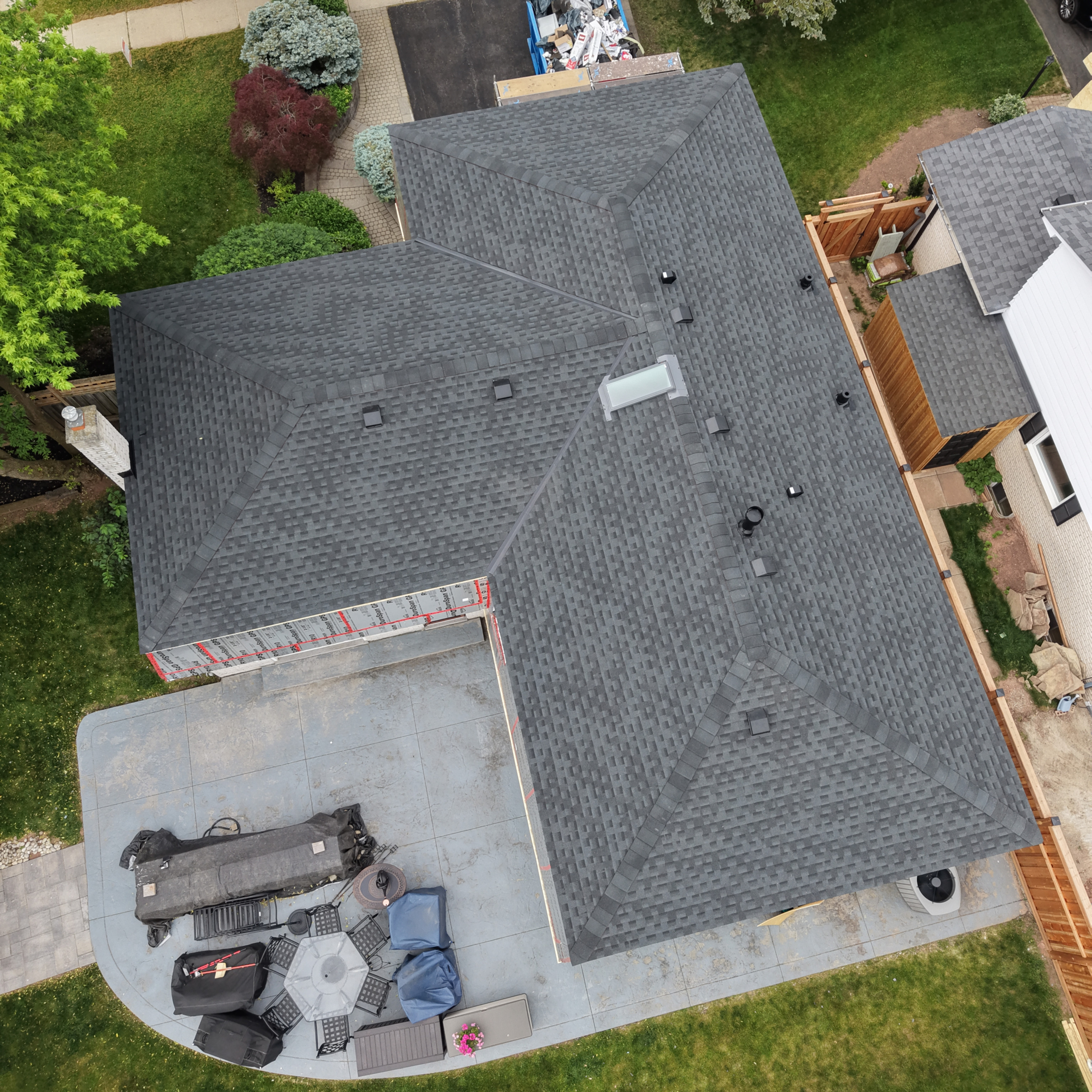 completed roof replacement in Mississauga by Rain Safe Roofing