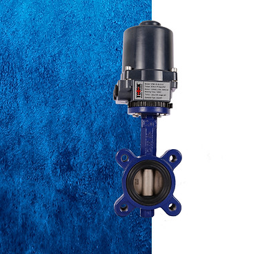 valvula de bola con actuador electrico