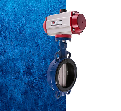 valvula con actuador neumatico