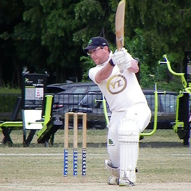 Mark O'Neill playing cricket