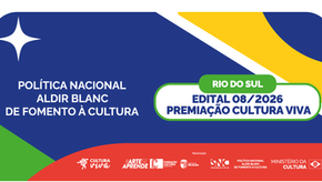 Rio do Sul lança edital da Política Nacional de Cultura Viva com mais de R$ 40 mil em premiações