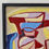 Thumbnail: Abstract still life painting in frame by Berttil Öhlund