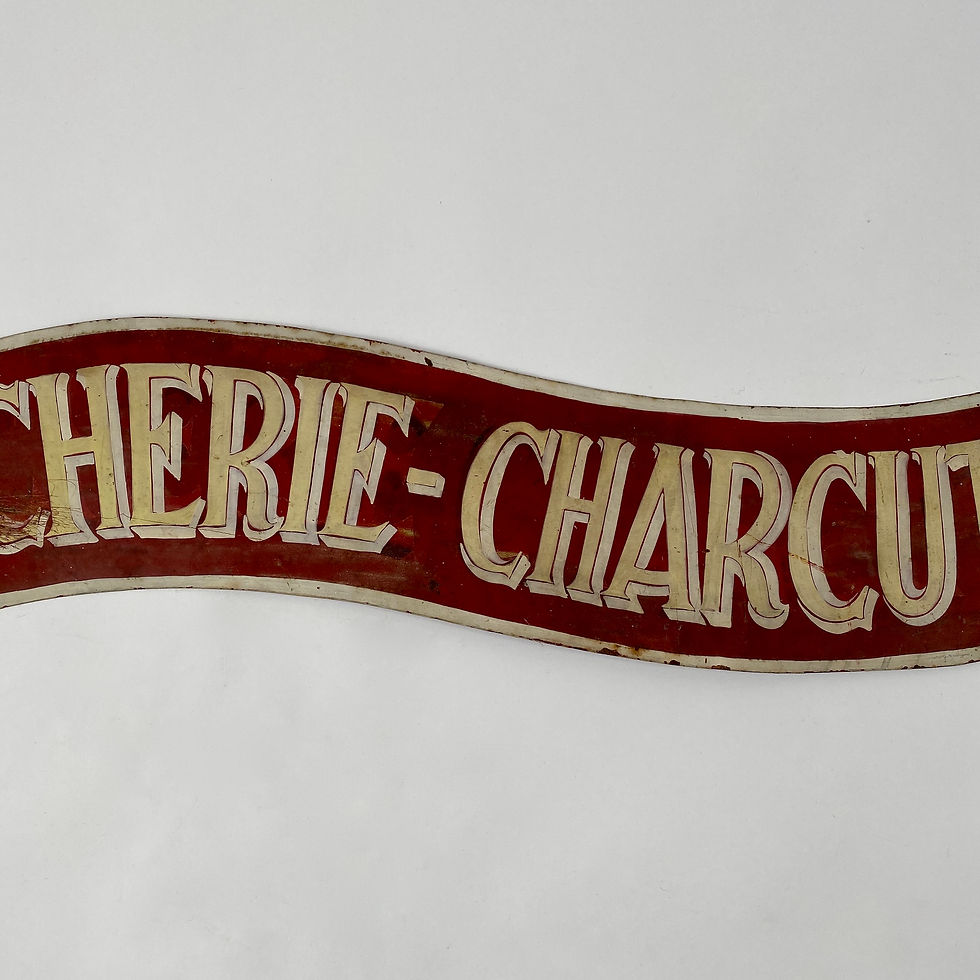 Thumbnail: Vintage Boucherie Charcuterie Shop Sign