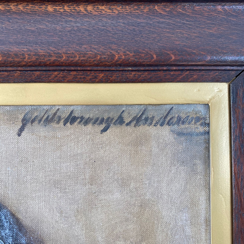 Thumbnail: Naive Dog Portrait on Canvas