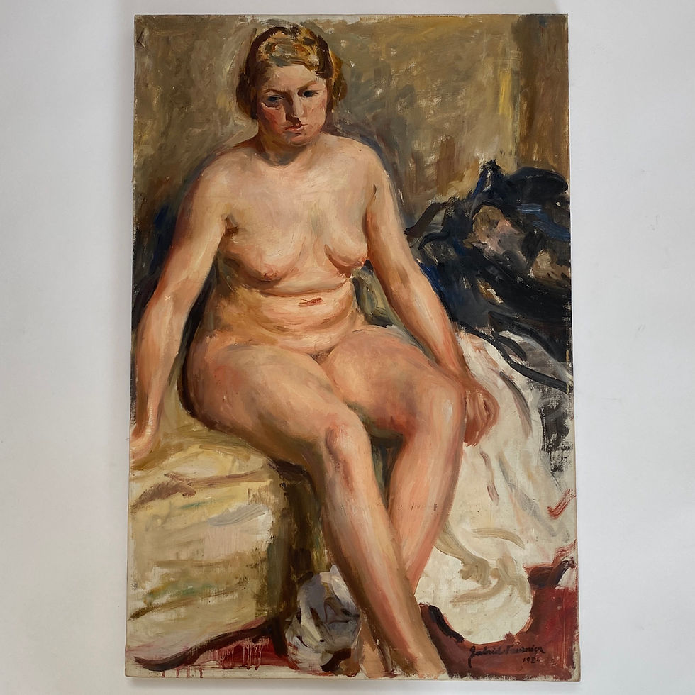 20th Century French Female Nude Painting