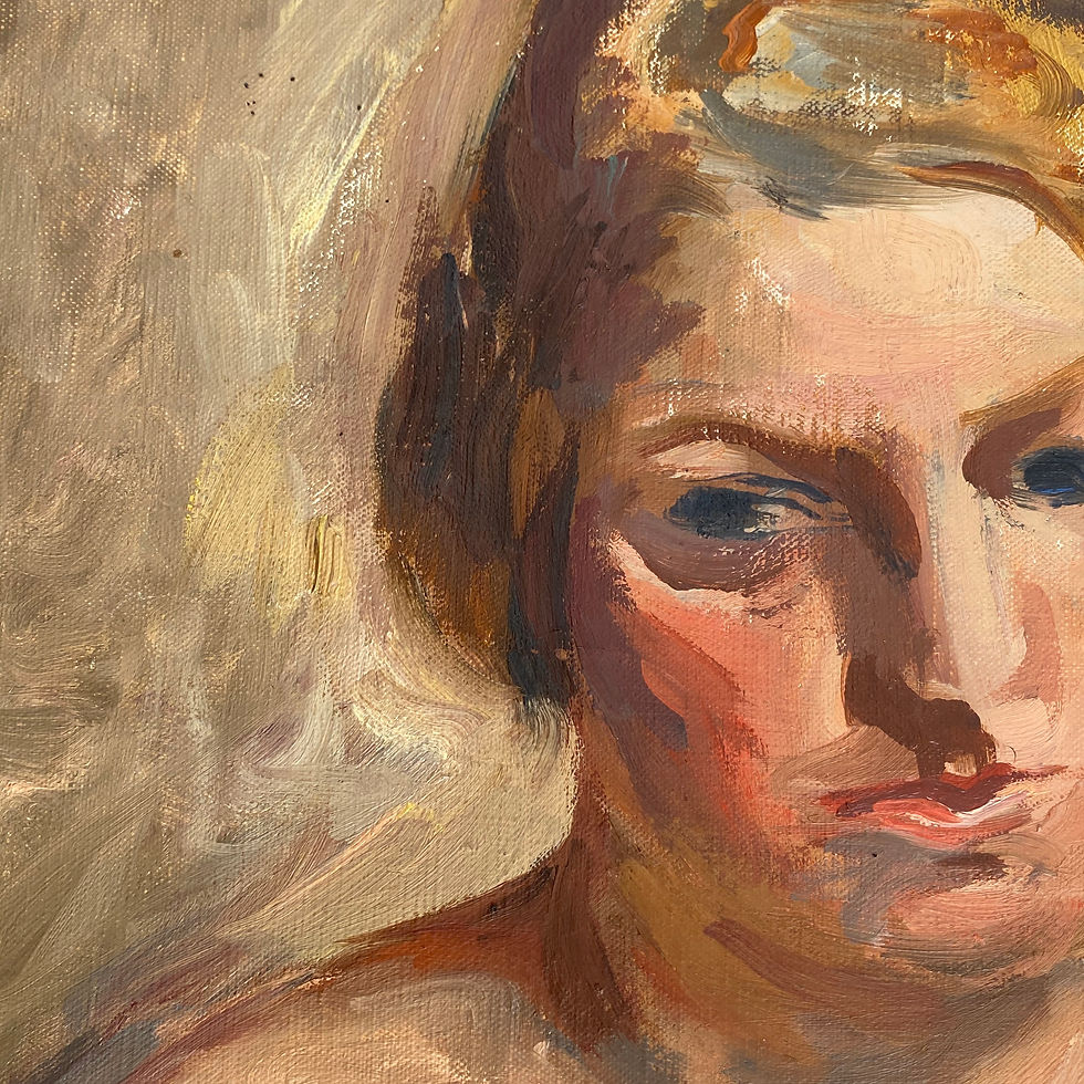 Thumbnail: 20th Century French Female Nude Painting