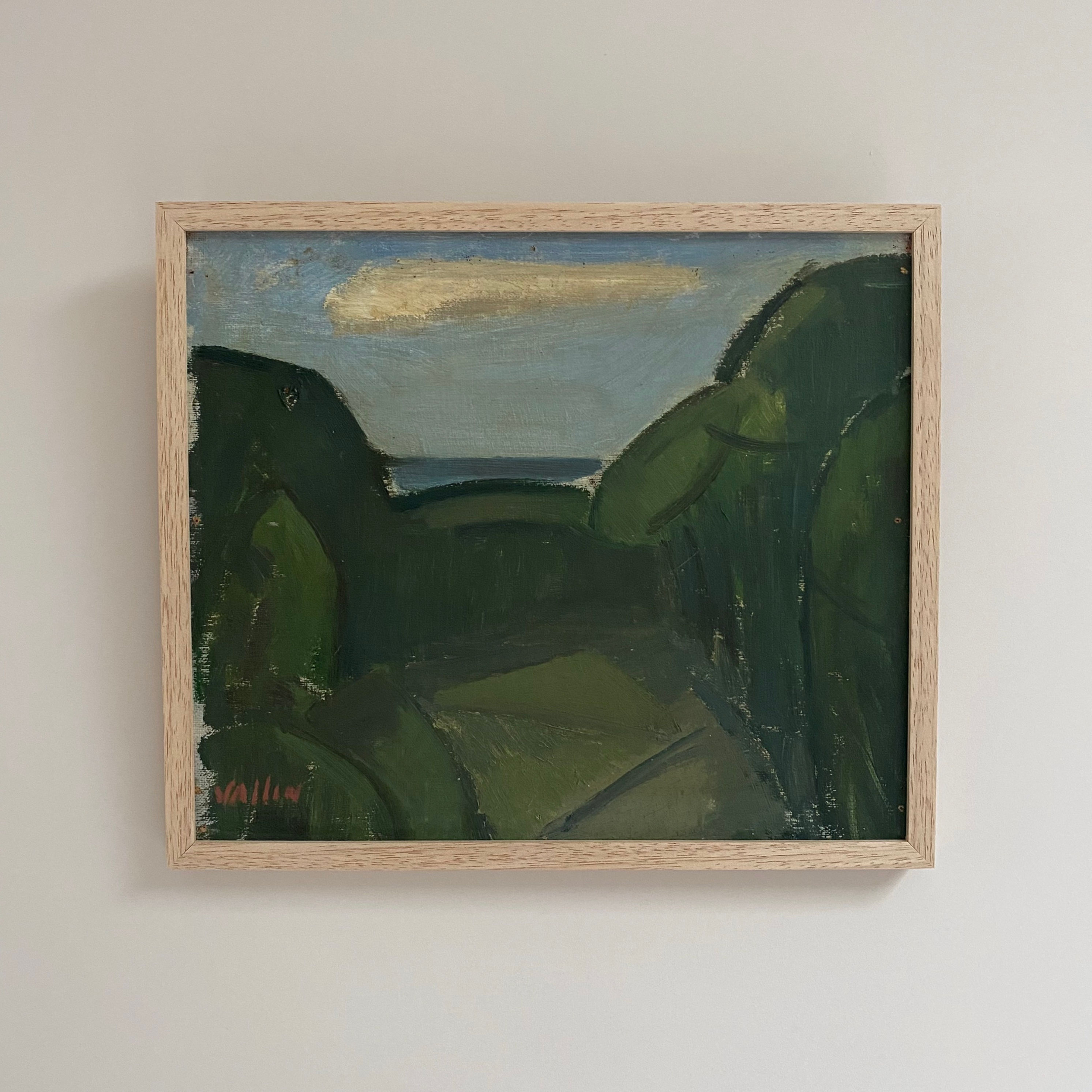 Swedish Modernist Landscape by Helmer Wallin