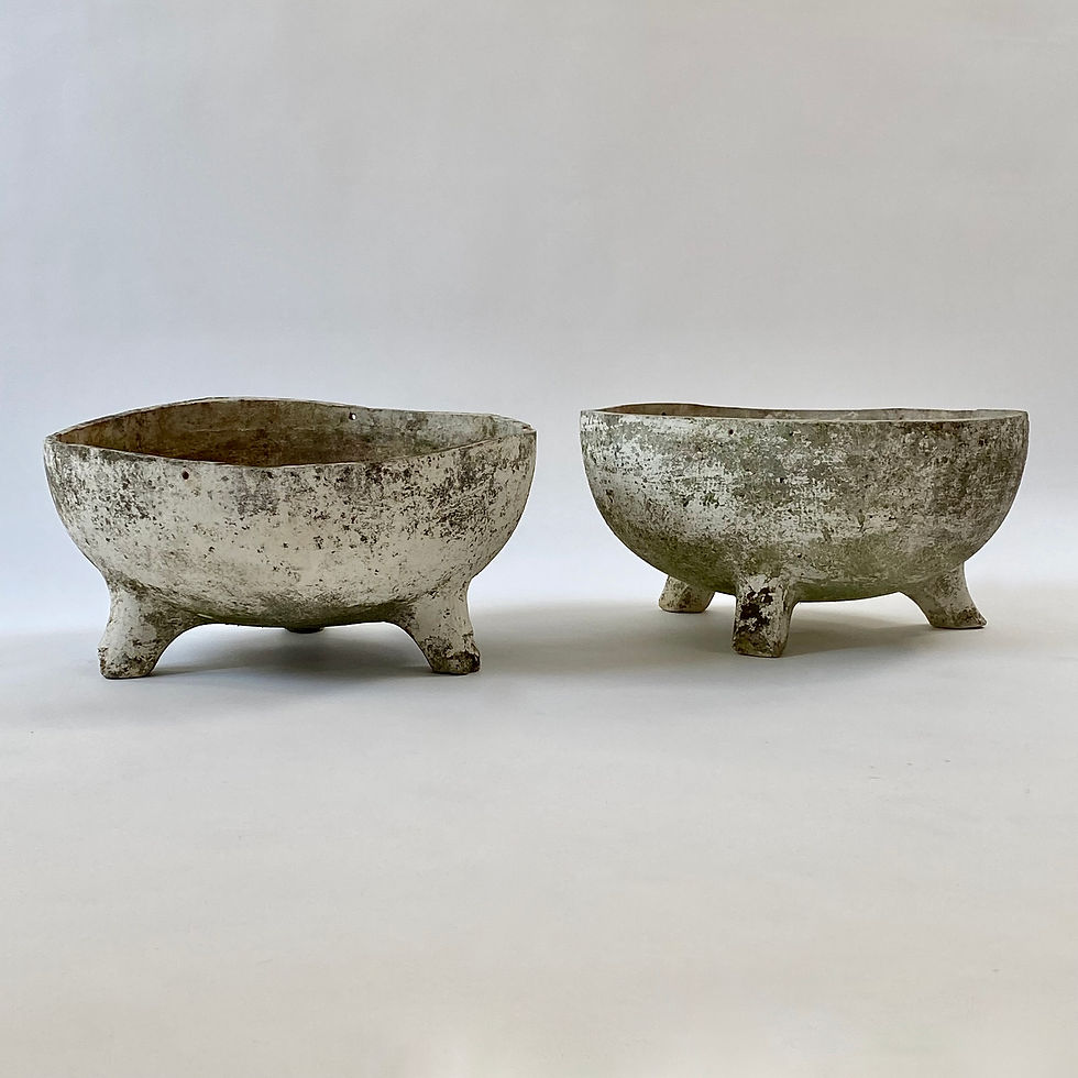 Mid-Century Willy Guhl Cauldron Planters