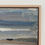 Thumbnail: Swedish mid-century painting by Bengt Crantz featuring a seascape in impasto. Framed in a wooden tray frame