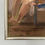 Thumbnail: Modernist painting of a female nude sitting on a blue chair