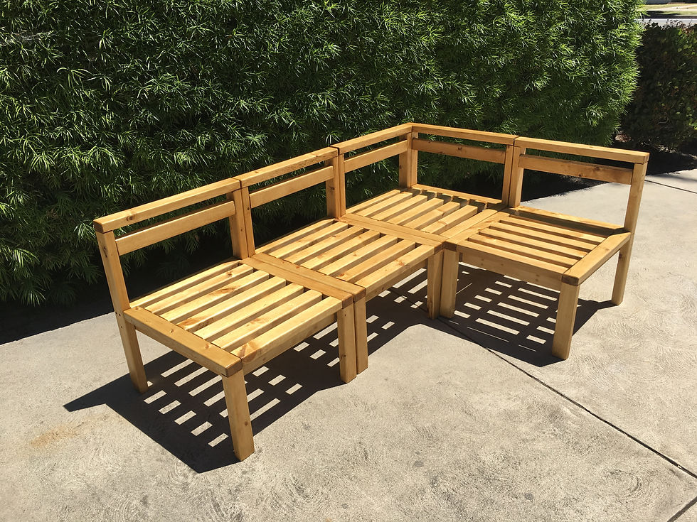 Thumbnail: 4 Piece Sectional (L Shaped)